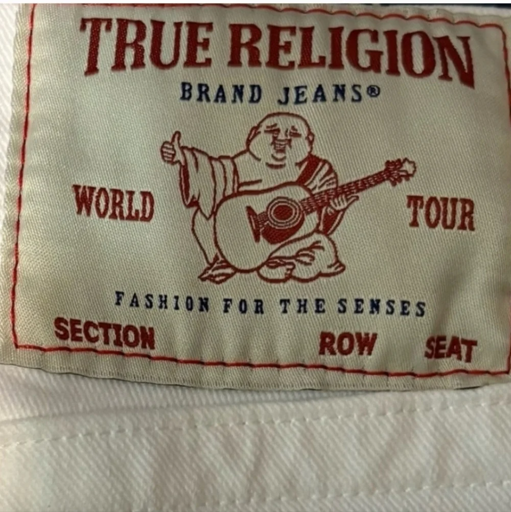 True Religion Rocco Relaxed Men's Skinny White Jeans
